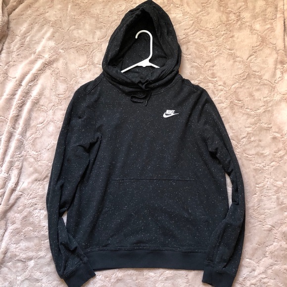 Nike Tops - Nike MEDIUM Black/multicolored Hoodie